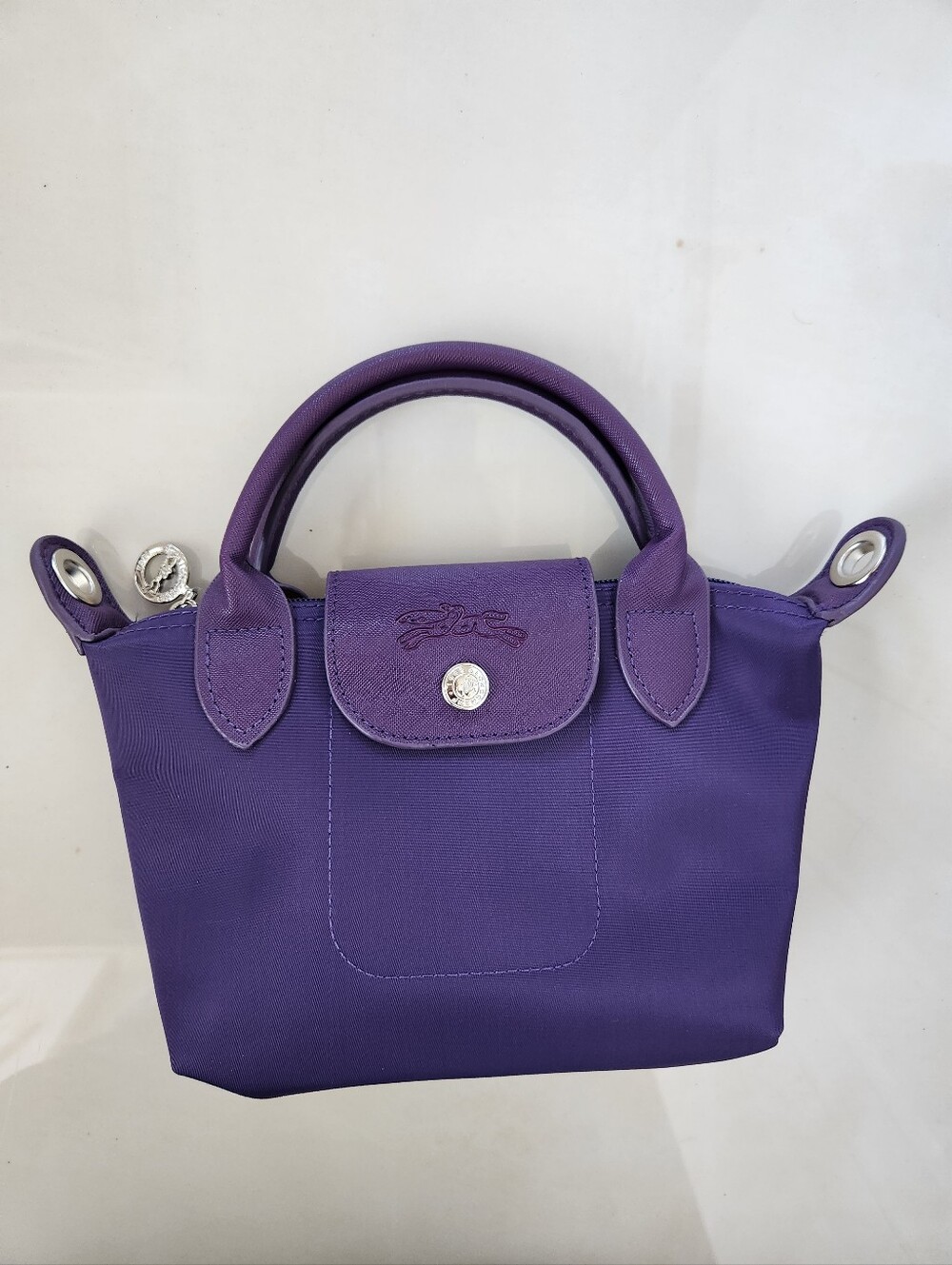 Purple Mini Satchel Crossbody Bag